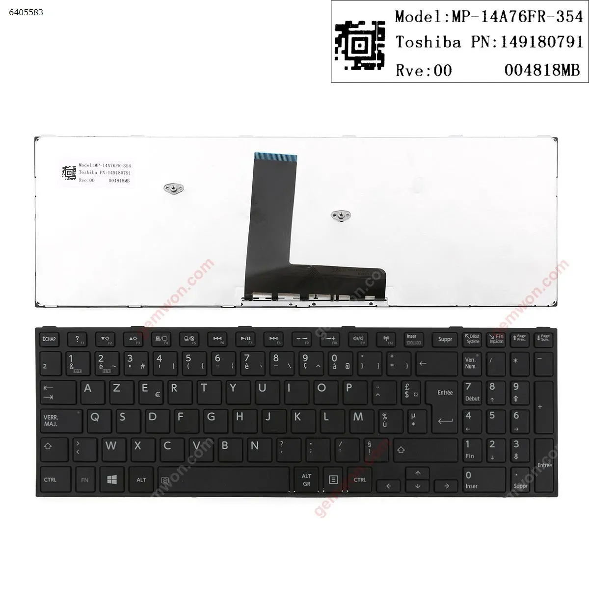 Picture of TOSHIBA Satellite C50-B   BLACK FRAME   BLACK (For Win8)