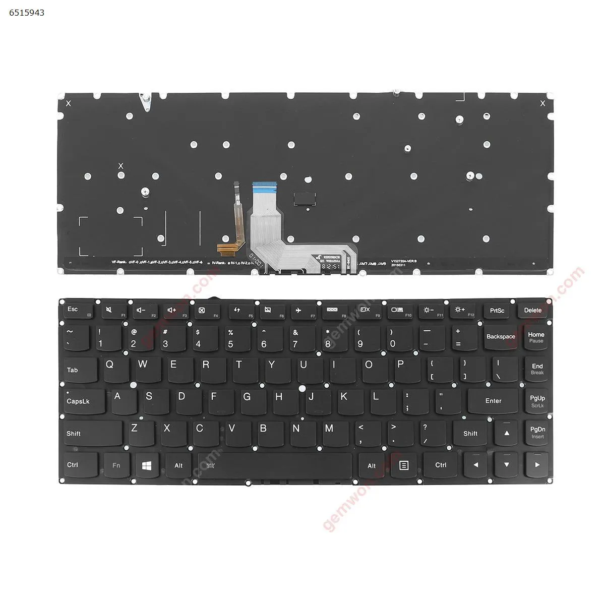 Picture of Lenovo Ideapad Yoga 900 900-13ISK 900-13ISK2  BLACK（ Backlit  ,WIN8  ）