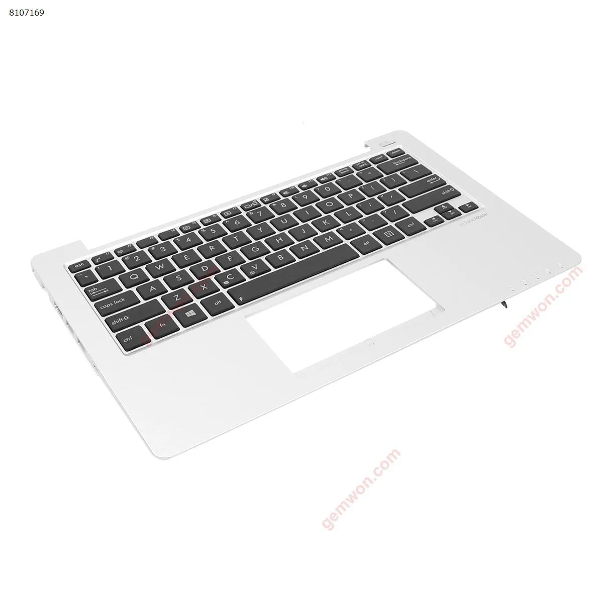 Picture of Asus X201 palmres with US keyboard case Upper cover Silver