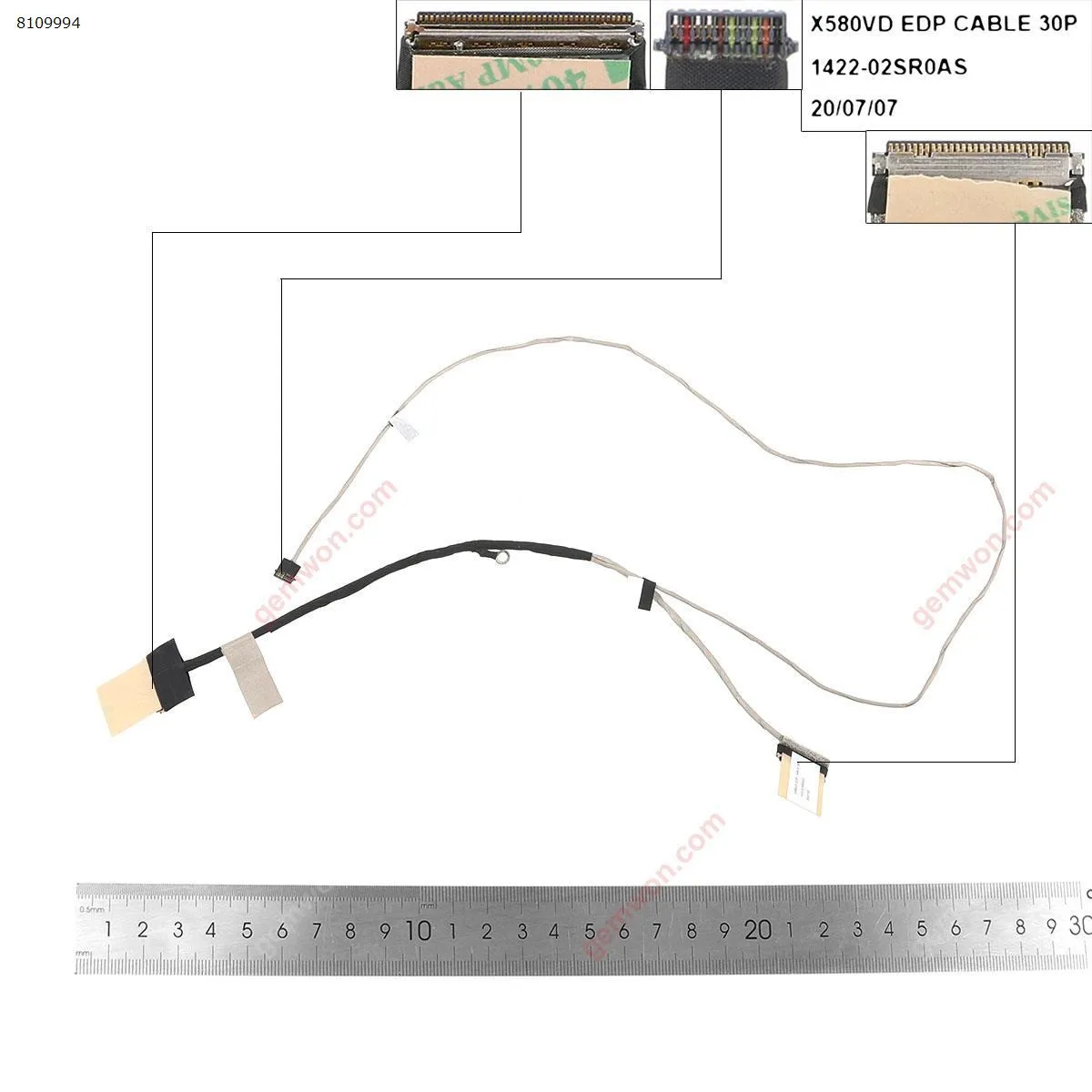 Picture of Asus NX580V X580 X580NV NX580VD 30pin 
