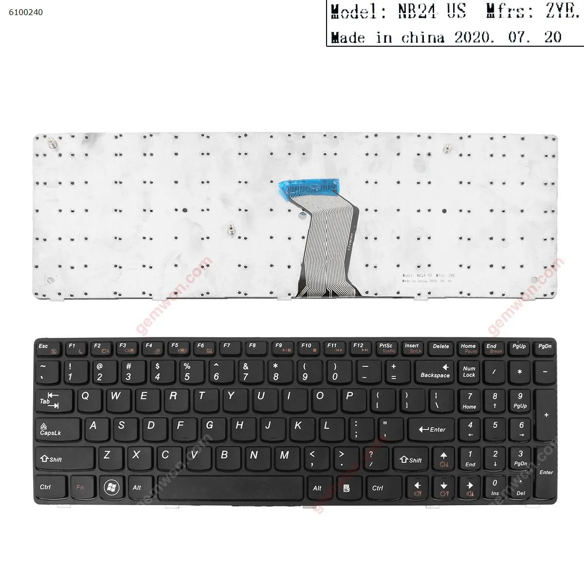 Picture of LENOVO  V570 B570 B590 BLACK FRAME BLACK OEM
