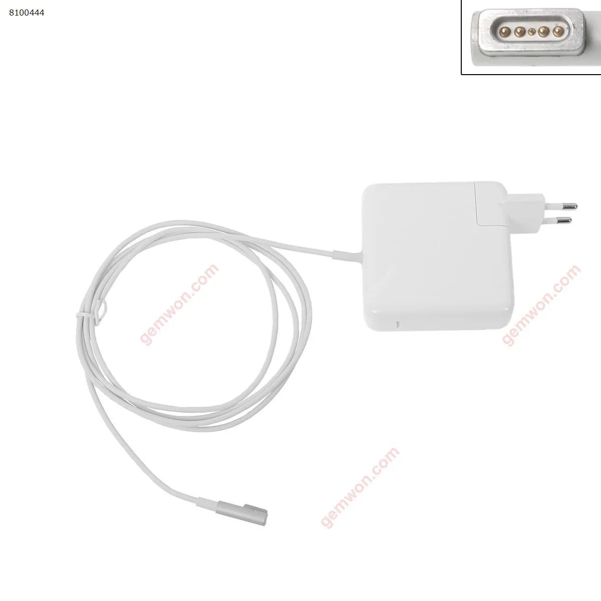 Picture of Apple Macbook 18.5V 4.6A 85W Connector Shape L A1398 A1424 A1222 A1290 A1343 (High Copy) Plug：EU