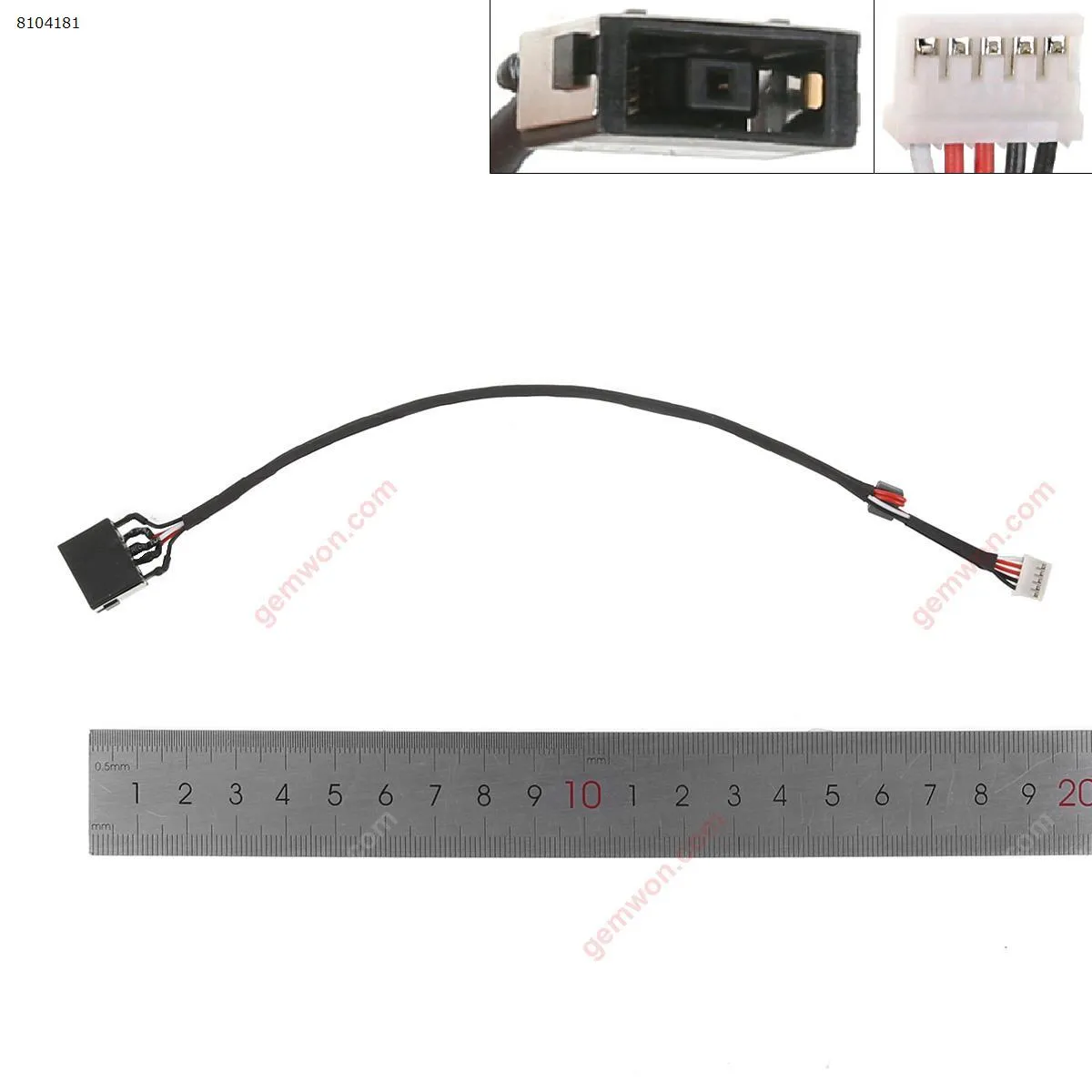 Picture of   Lenovo Thinkpad T450S T450 T440 T440S DC Power Jack Cable DC30100KM00 00HT247