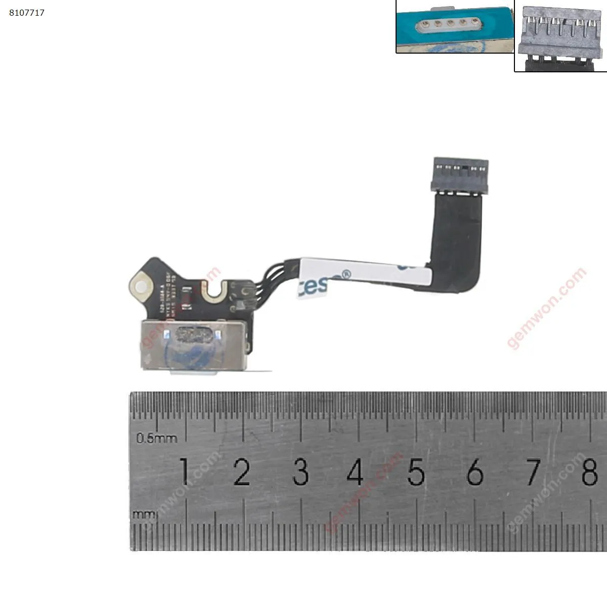 Picture of POWER CHARGING PLATE WITH FLEX CONNECTOR FOR LAPTOP for APPLE MACBOOK PRO 13.3" RETINA A1502 820-3584-A(2013 years)（pulled or 90% new）
