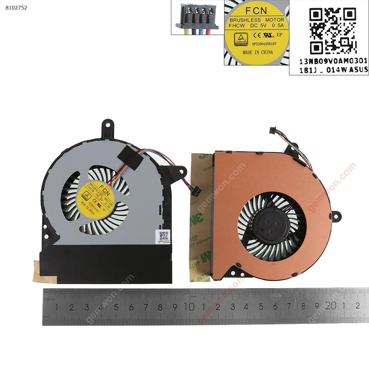 Picture of ASUS  G752v G752vy G752vt G752vl (For GPU fan，Thickness:20MM，Original)