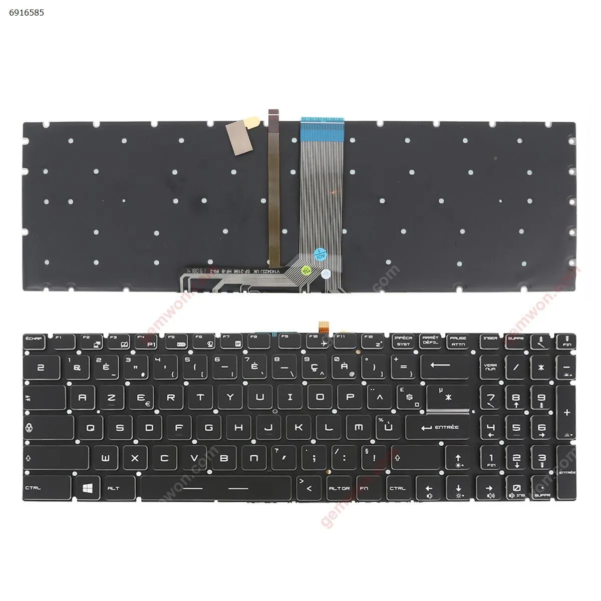 Picture of MSI GT72 GS60 GS70 WS60 GE72 GE62 BLACK ( Backlit,Without FRAME,WIN8)