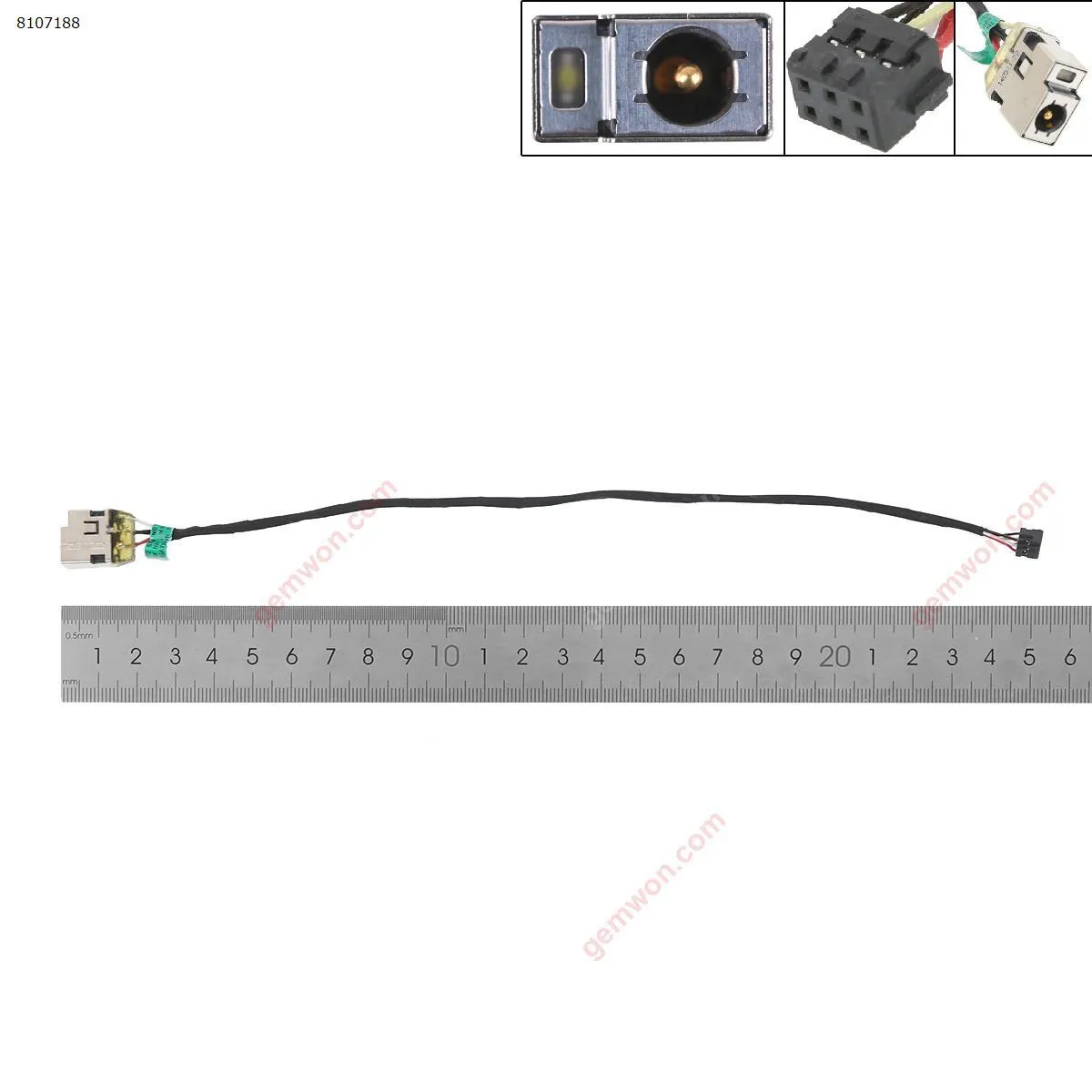 Picture of DC Power Port Jack Socket and Cable Wire HP EnvyPro Ultrabook 4-1000