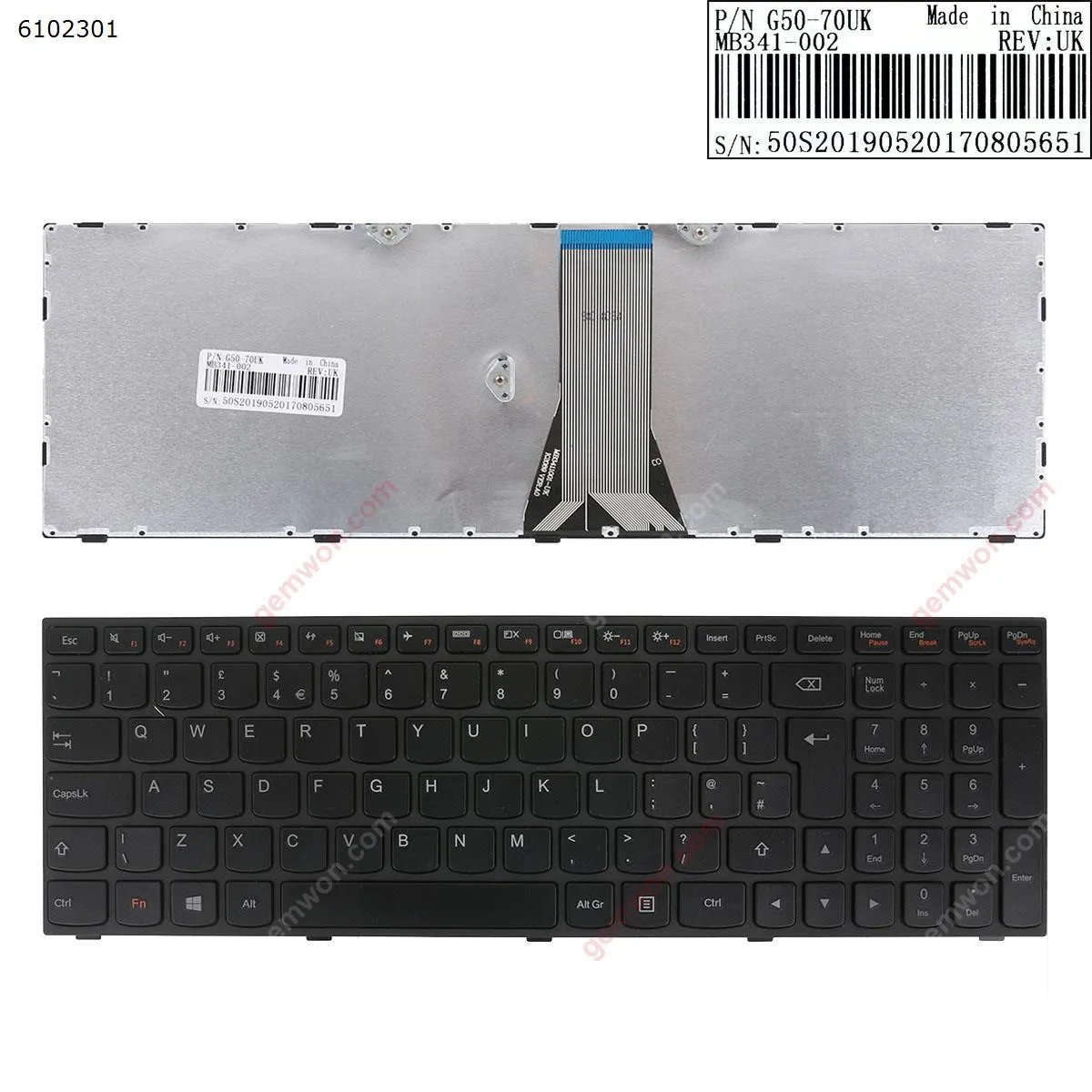 Picture of LENOVO  G50-70 BLACK FRAME BLACK(For Win8)