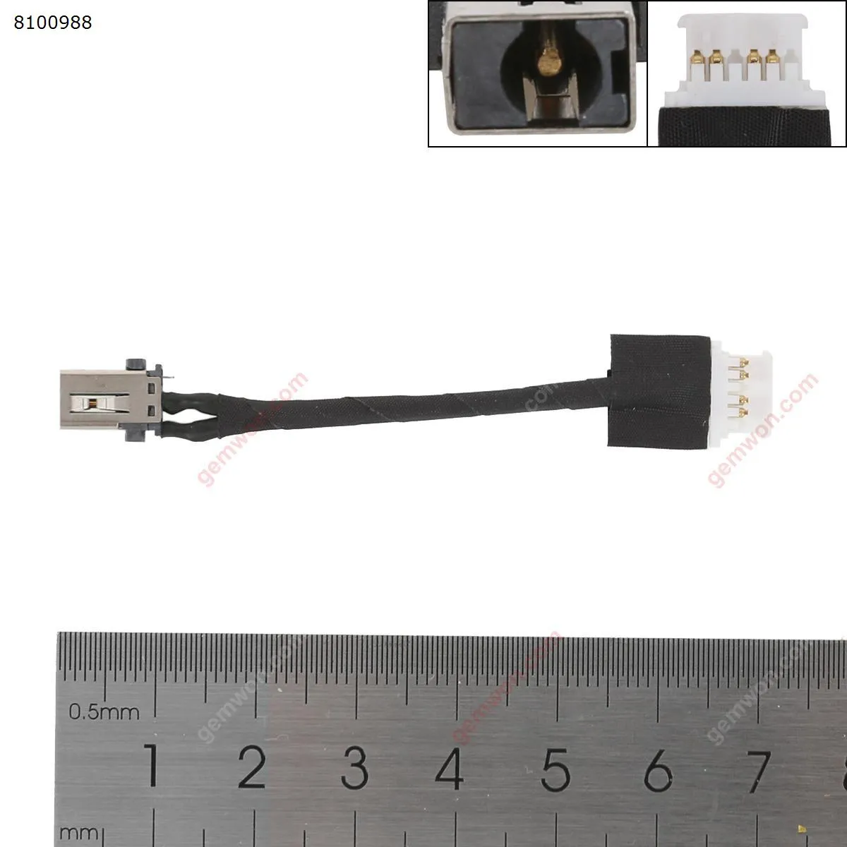 Picture of DC Power Jack Harness Cable for Acer Spin 5 SP513-52N-82MP 450.0CR04.001 （total lenght：7cm）