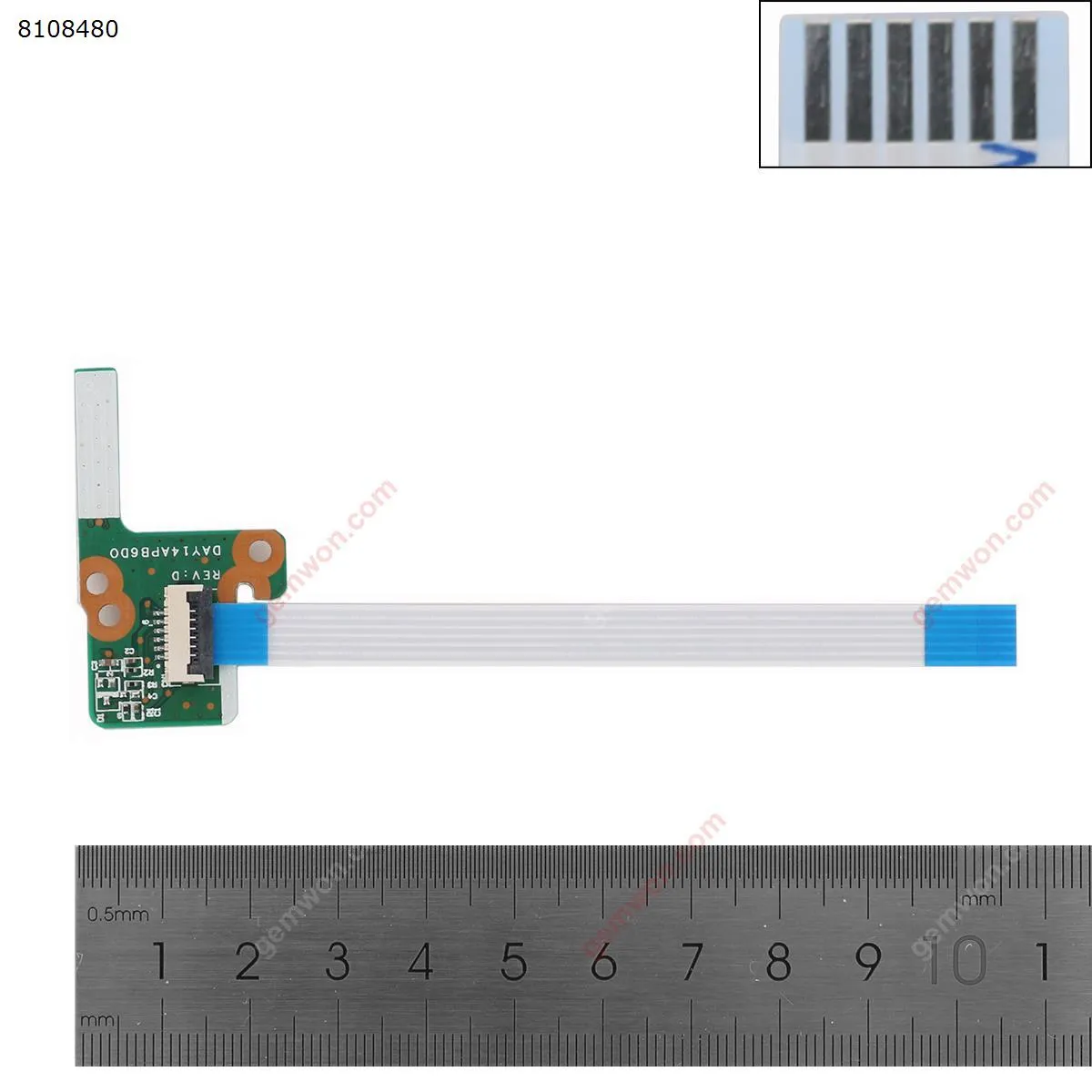 Picture of  Power Button Board With Cable For HP 15-P 15-K TPN-Q140 17-P 14-p 15z-p