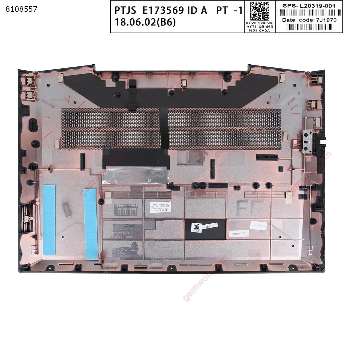 Picture of HP Pavilion C133 15-CX Laptop Bottom Base Case Cover 