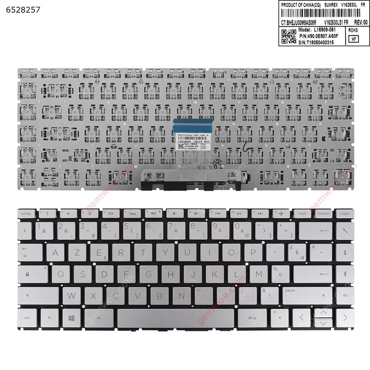 Picture of HP Pavilion 14-CE0015TU 14-CE0027TX 14-CE1005TX CE1004TX SILVER (Without FRAME)