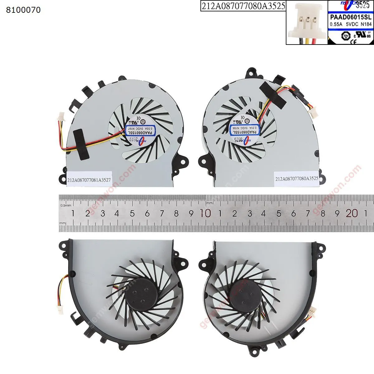 Picture of MSI GS70 GS72(a pair of fan,Original，Version 1)