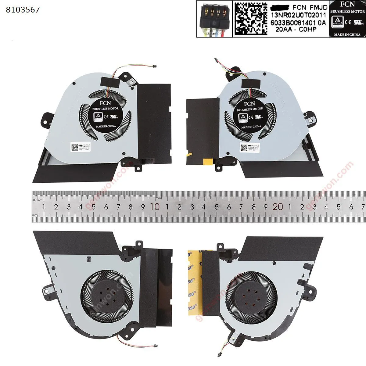 Picture of Asus ROG 3S GX502GW GX502LWS  12V （L+R，Original）