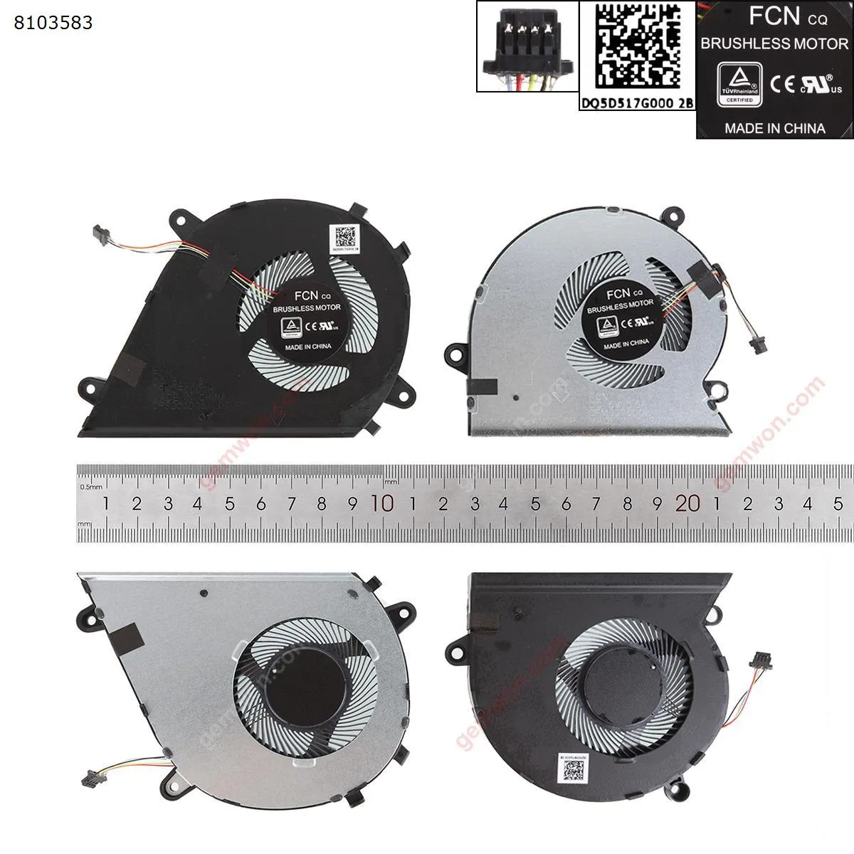 Picture of Asus Mars15 VX60GT GT9750 K571 X571G VX60g （L+R，Original）