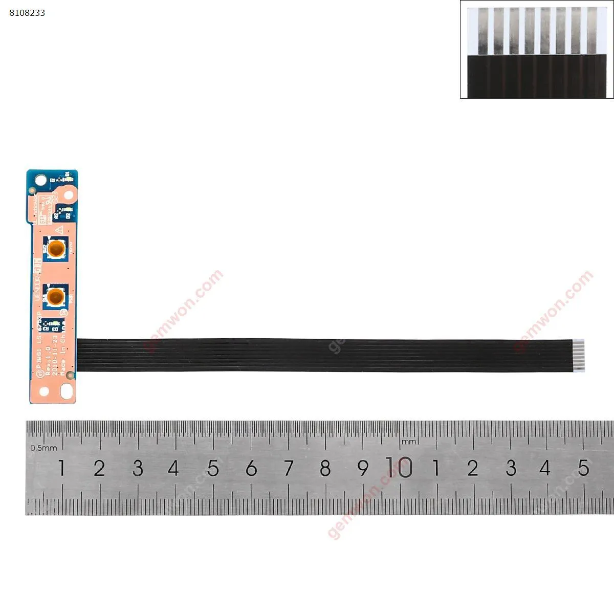 Picture of Power Button Board With Cable  For Lenovo G470 G470AX G470A G475 LS-6753P