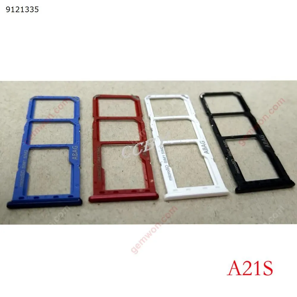 Picture of 10PCS For Samsung Galaxy A21S A217 Sim Card Reader Holder Dual & Single Sim Card Tray Holder Slot Adapter