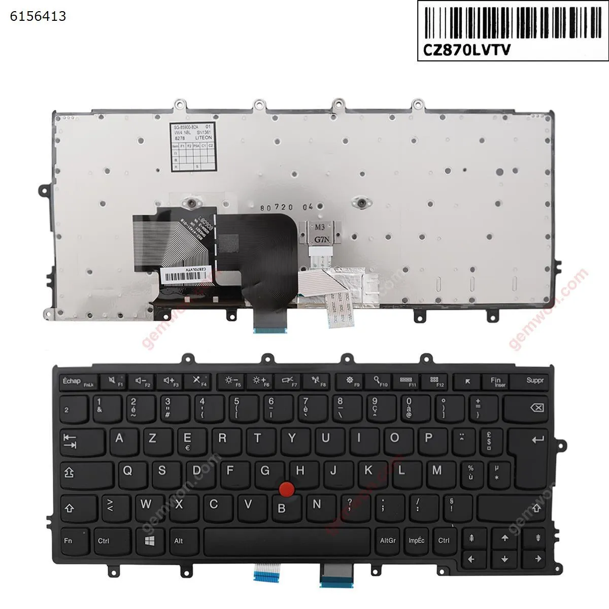 Picture of IBM Thinkpad X270  BLACK FRAME BLACK(With Point ，For Win8)