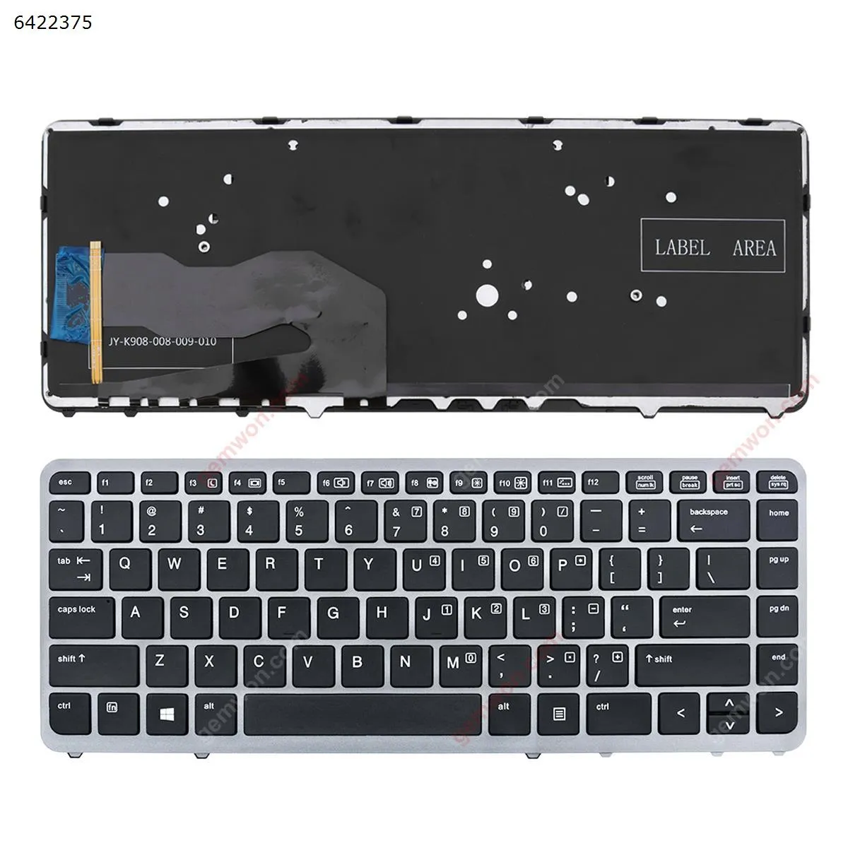 Picture of HP EliteBook 840 G1 850 G1 GRAY FRAME BLACK (without point,Backlit,  OEM Win8)
