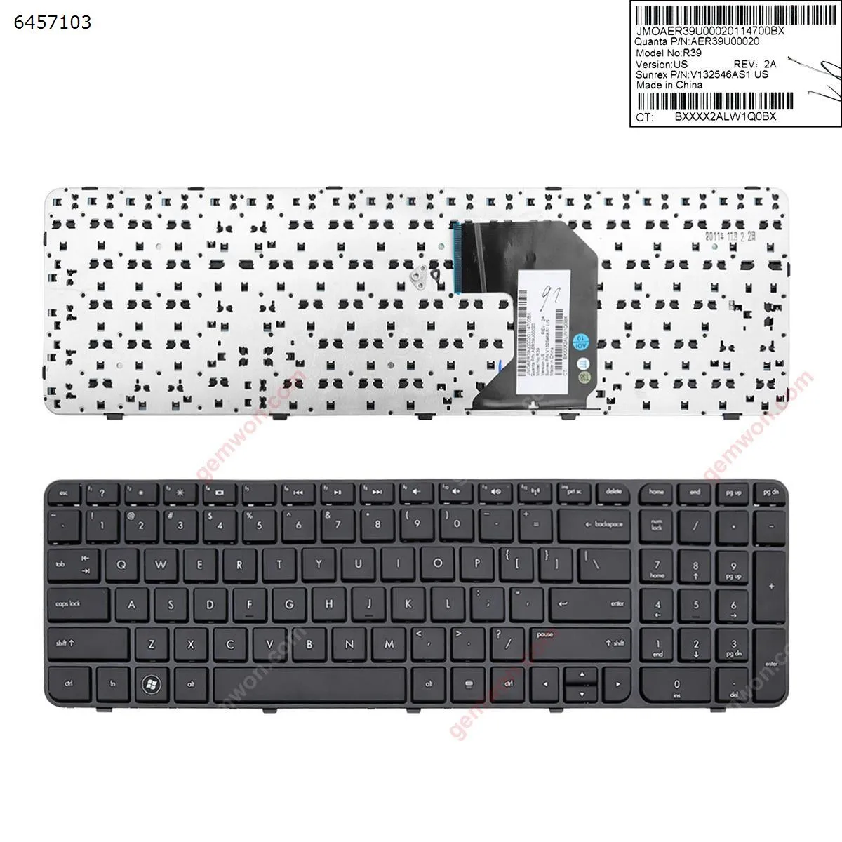Picture of HP Pavillion G7-2000 BLACK FRAME BLACK (For Win8)