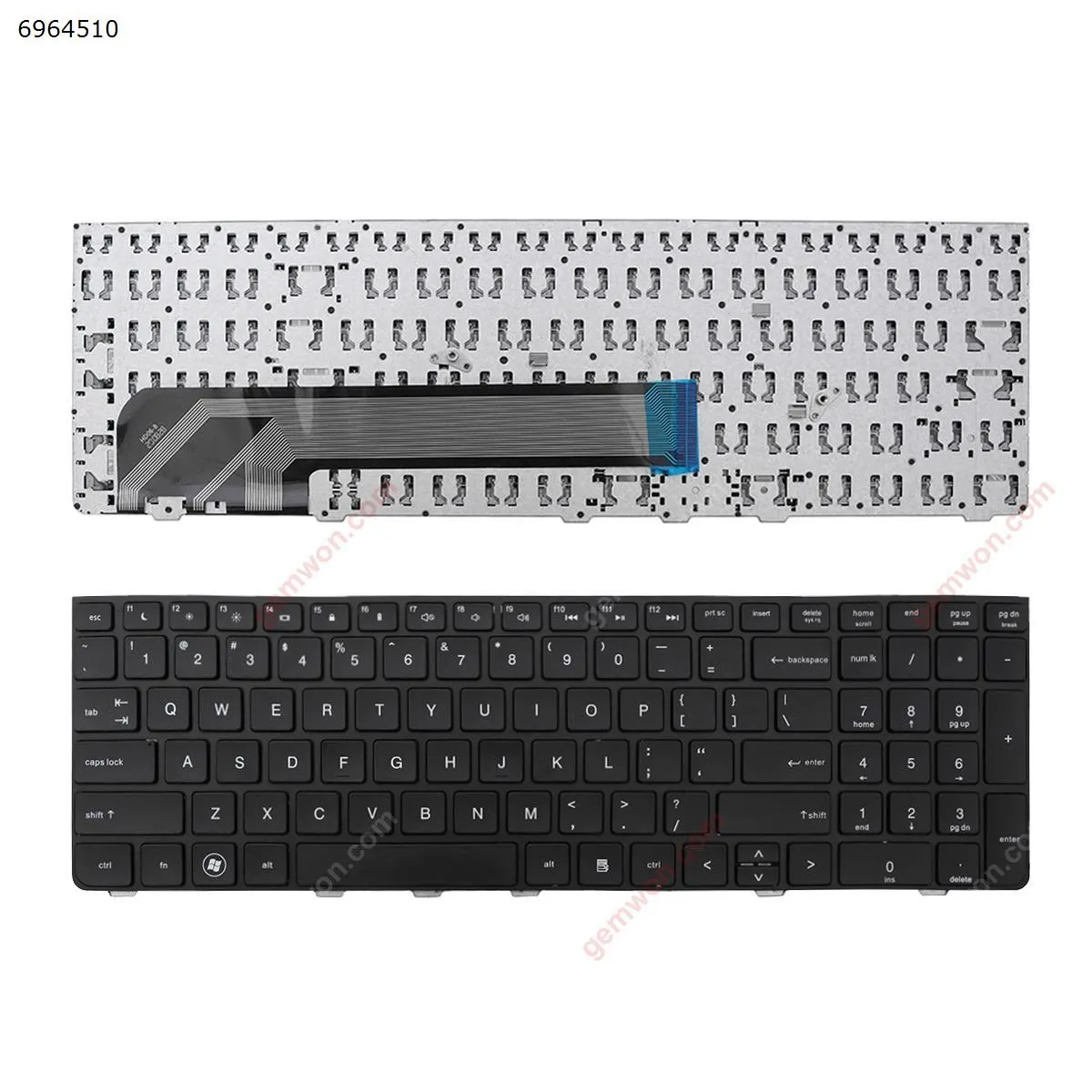 Picture of HP Probook 4535S 4530S 4730S BLACK FRAME BLACK OEM