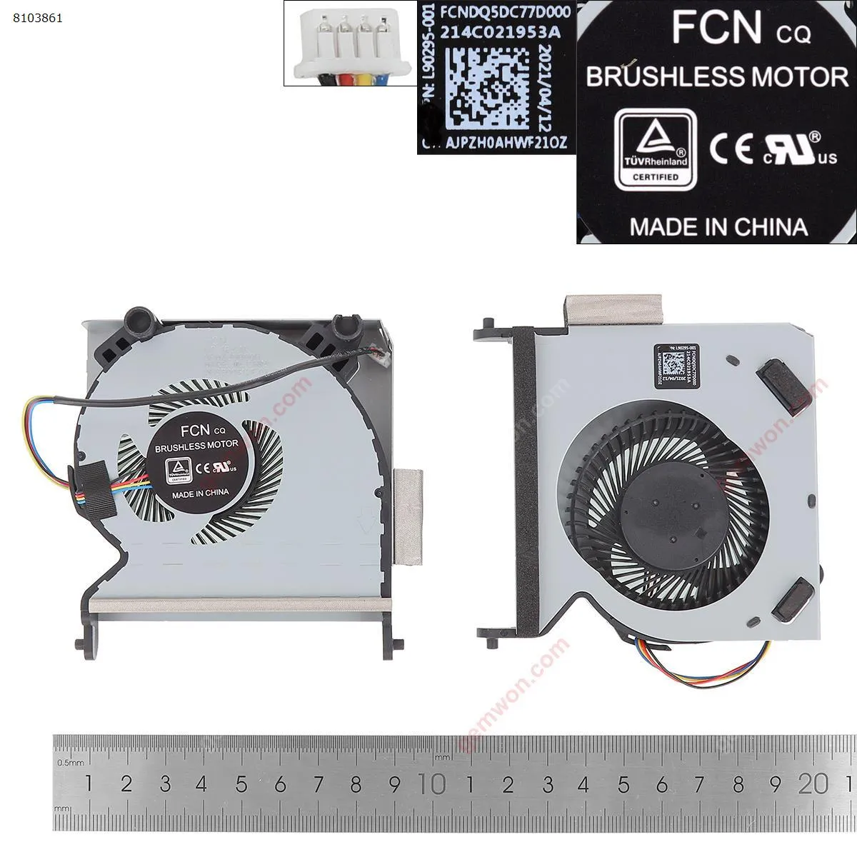 Picture of Laptop fan for HP EliteDesk 400 G6（Original）