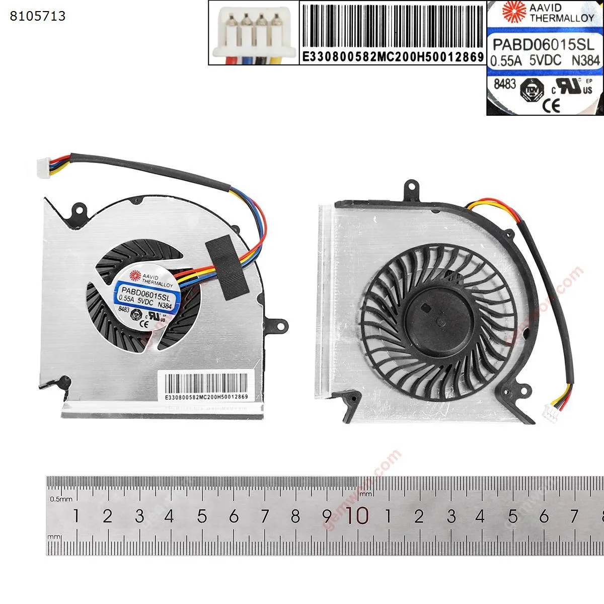 Picture of MSI GE63VR MS-16P1 GE73VR MS-17C1(For GPU Fan,OEM)