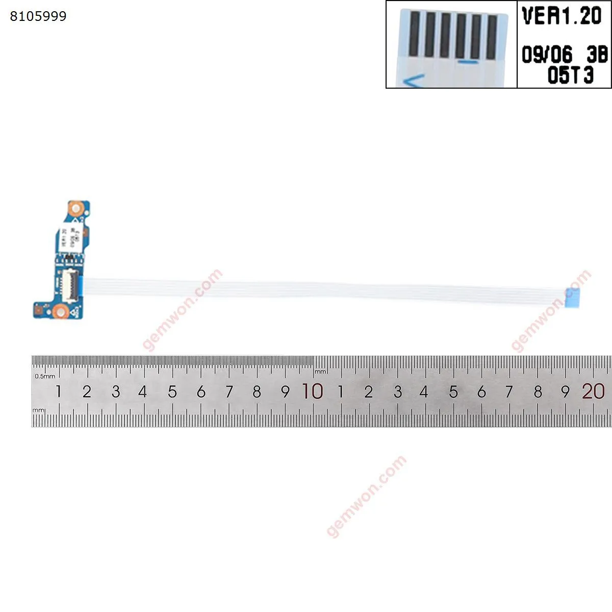 Picture of Power Button Board for HP Envy 17-J000 17-J100 