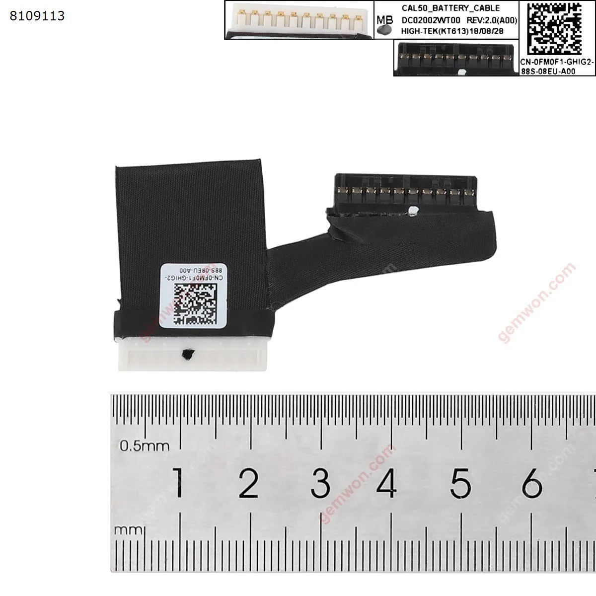 Picture of Battery cable For Dell Inspiron15 5570 5575 Latitude 3590 0FM0F1 