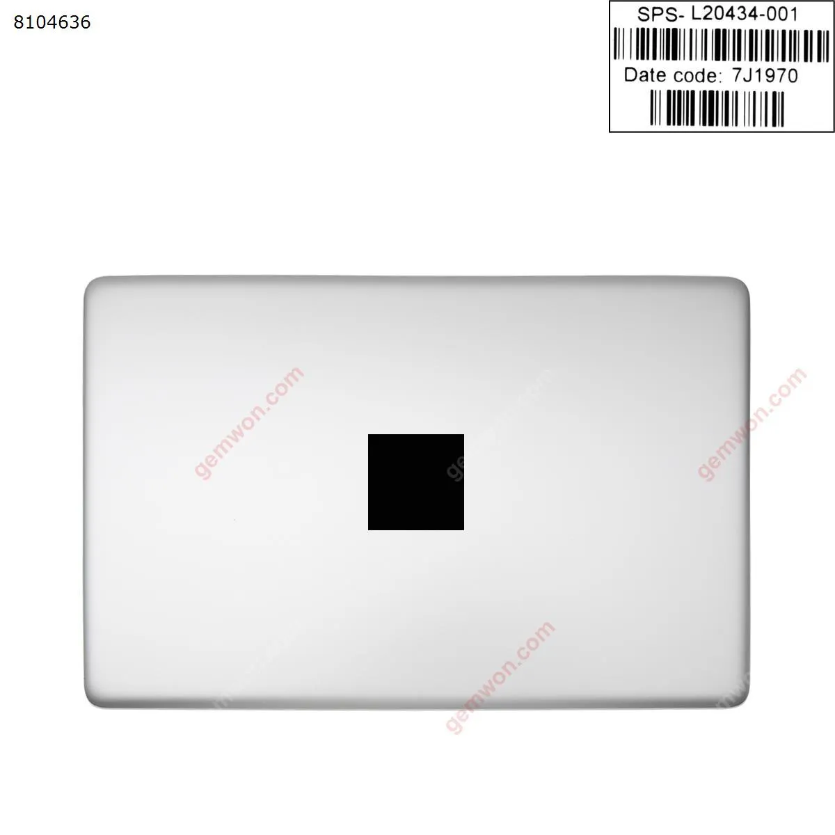 Picture of HP 250 g7 15-DA 15-DB 15-DR LCD Back Cover Silver