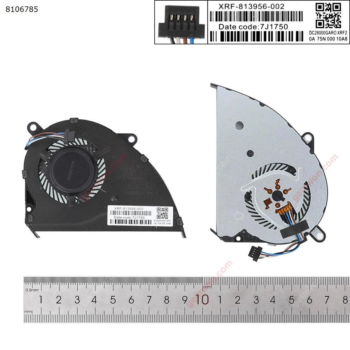Picture of Laptop fan for HP Pavilion 14-ce1004tx/1005tx/1006tx For Integrated graphics (High Copy）