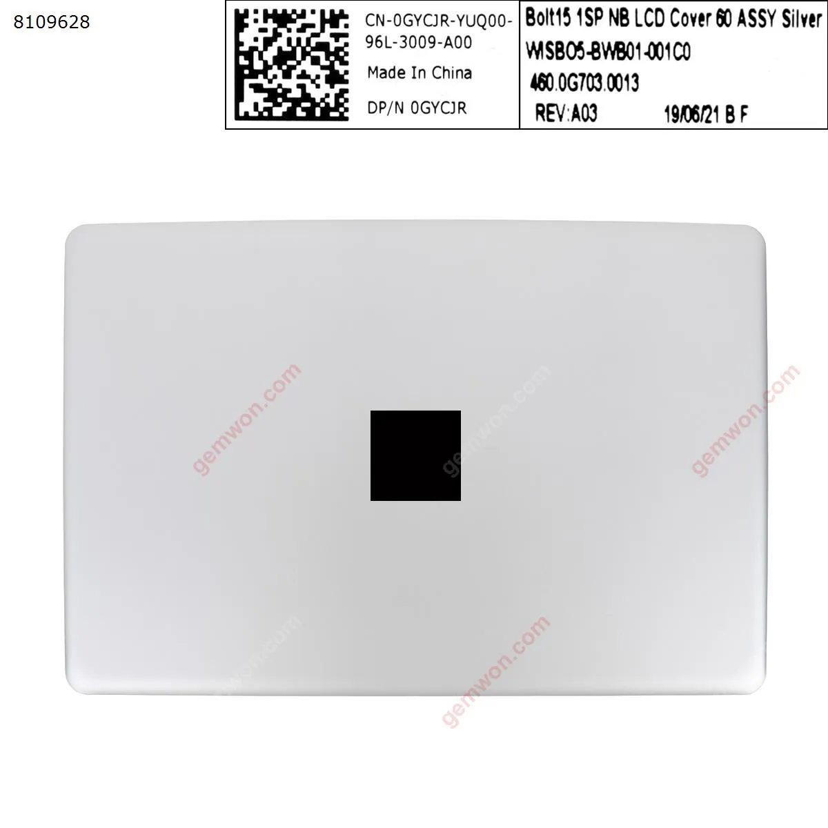 Picture of Dell Inspiron 15 5584 LCD Back Cover Silver