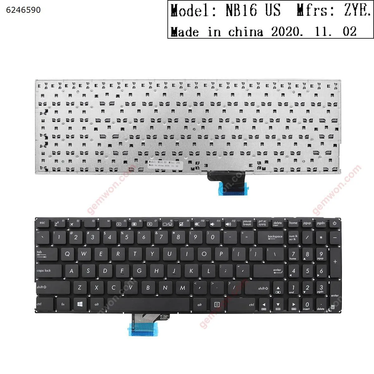 Picture of 	ASUS  ZenBook ux510 ux510u ux510ua ux510uw v510ux v510u  BLACK (Without FRAME ,,WIN 8)