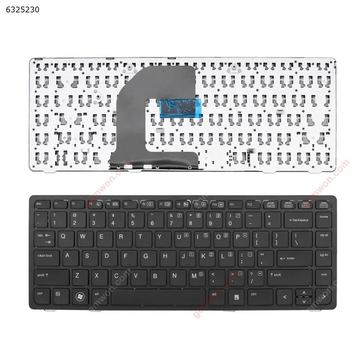 Picture of HP EliteBook 8460P BLACK FRAME BLACK (Without Point stick)（There is a big gap in the function key）