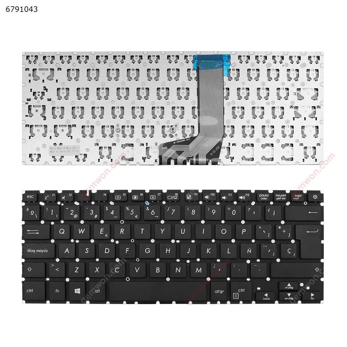 Picture of ASUS X411U  BLACK  ( without FRAME , win8 )