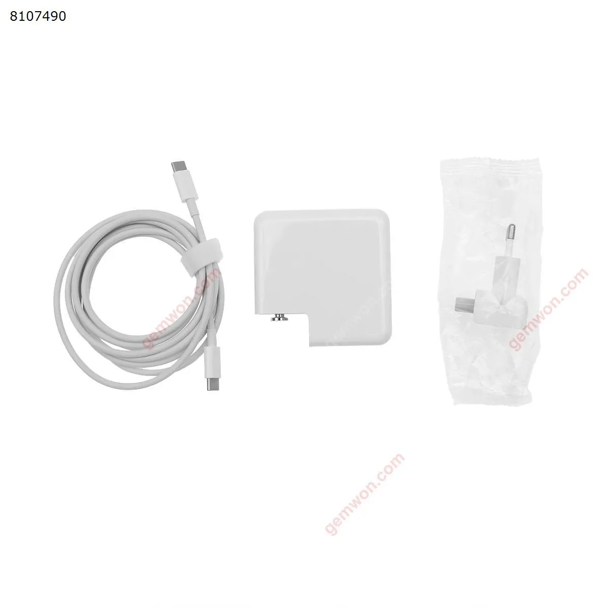 Picture of Apple Macbook 20.3V 3A（USB PD） or 9V 3A（USB PD）or 5.2V 2.4A 61W TYPE-C USB-C For A1718 （High copy）Plug：EU