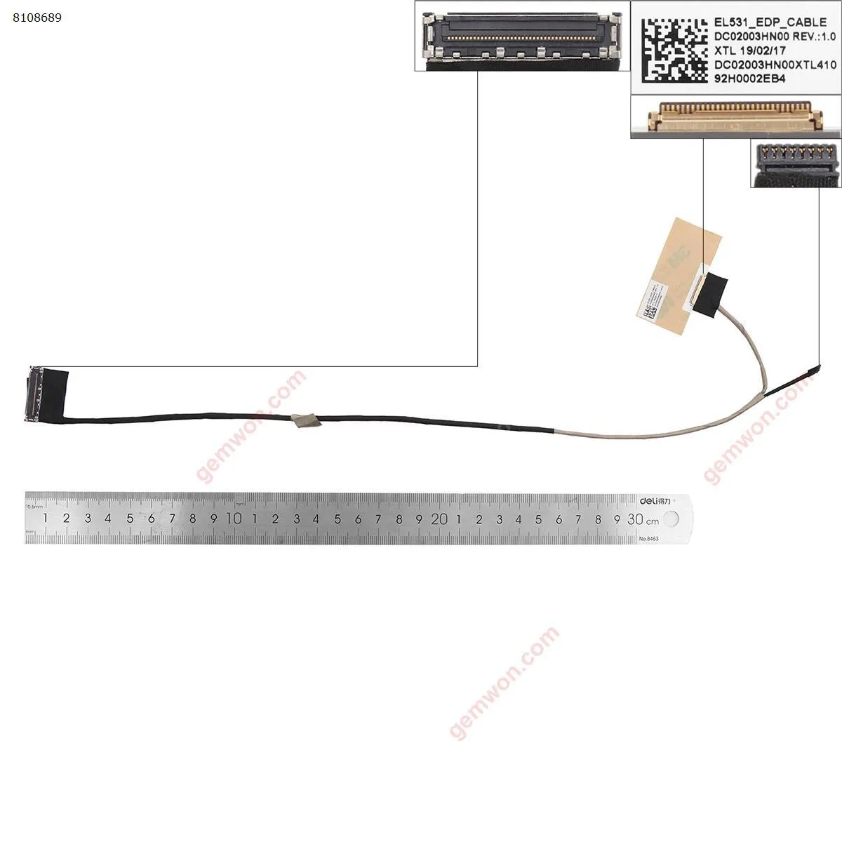 Picture of Lenovo 15 2019 S340-15IWL S340-15 EDP Video Cable FHD 30 Pin