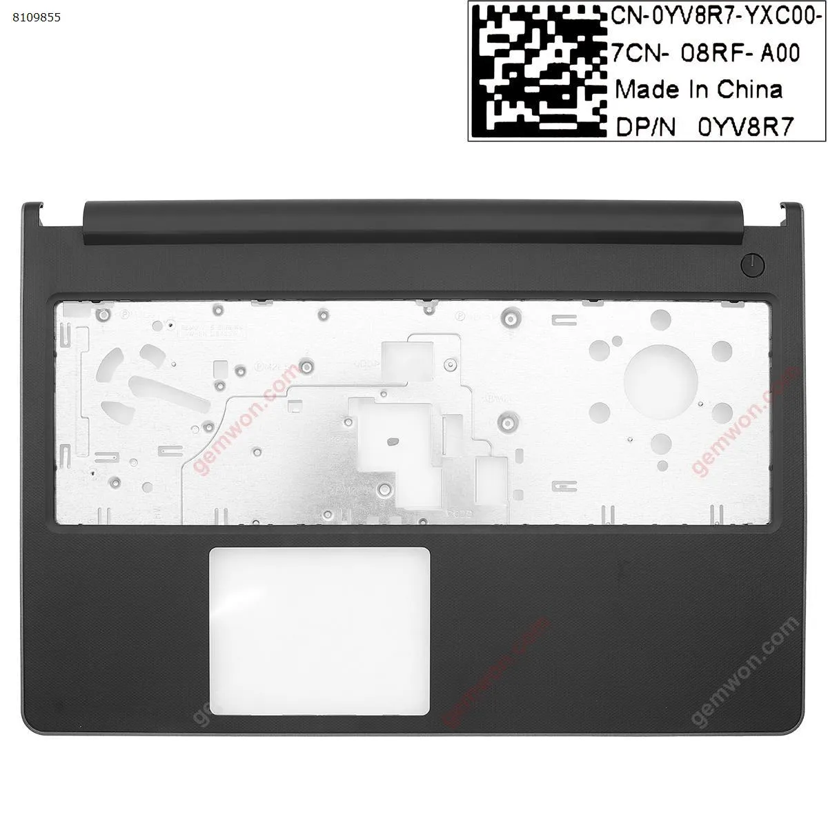 Picture of DELL V3562 3565 V3568 Palmrest Upper Case with VGA,Black, the edge is gray