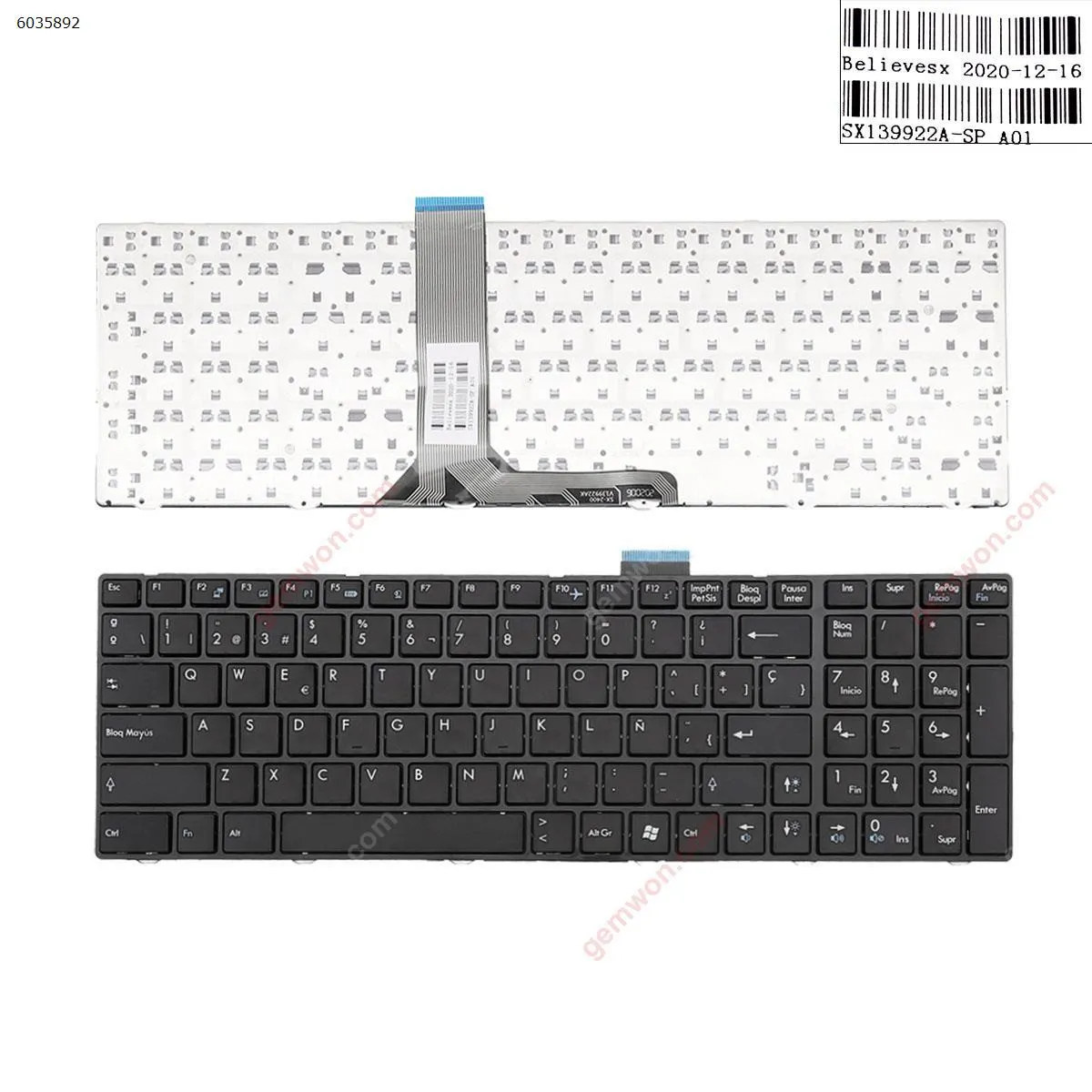 Picture of MSI  GE60 BLACK FRAME BLACK ,Without backlit (WIN8) 