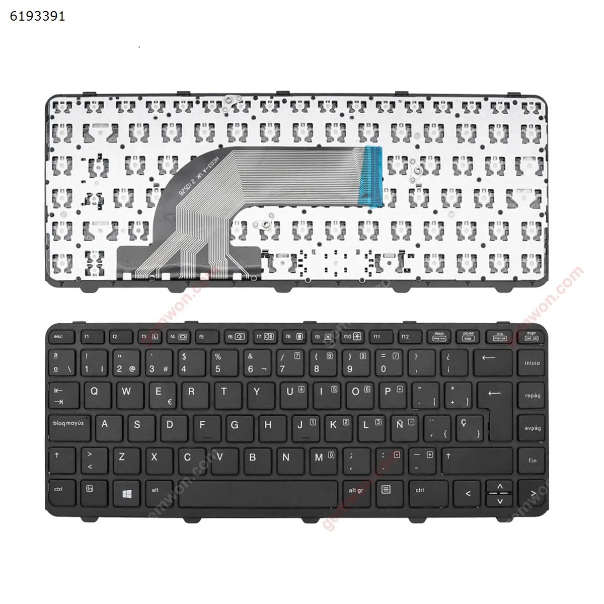 Picture of HP PROBOOK 440 G0 440 G1 445 G1 440 G2 445 G2 430 G2 BLACK FRANE BLACK WIN8 OEM