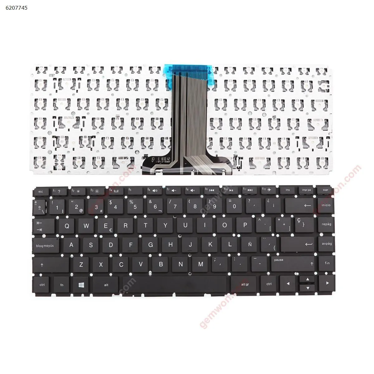Picture of HP Pavilion 14-BS 14-BS000 14-BS100 14-BS500 BLACK (Without FRAME,Small Enter,WIN8)