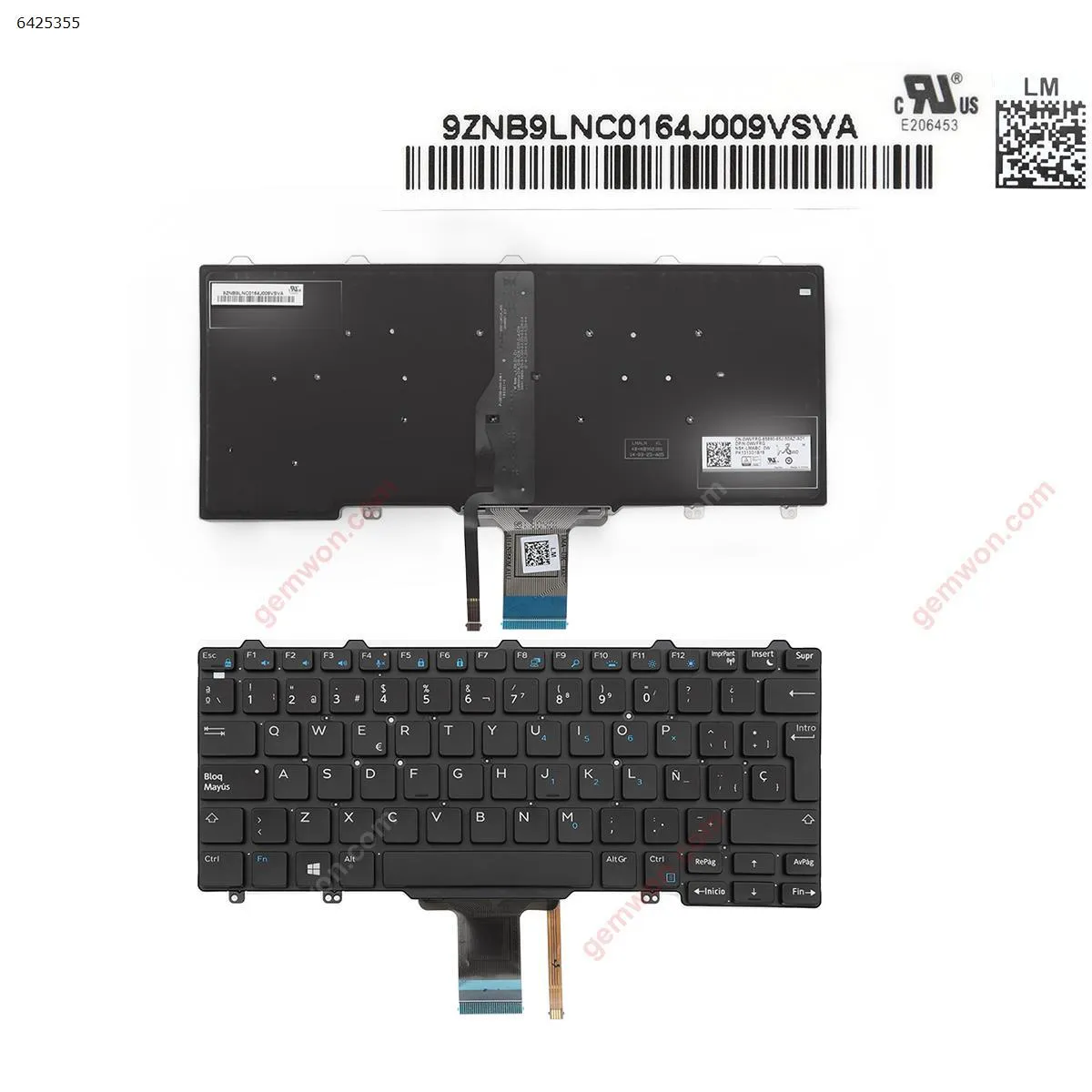 Picture of DELL Latitude E7250 BLACK (Backlit,For Win8)