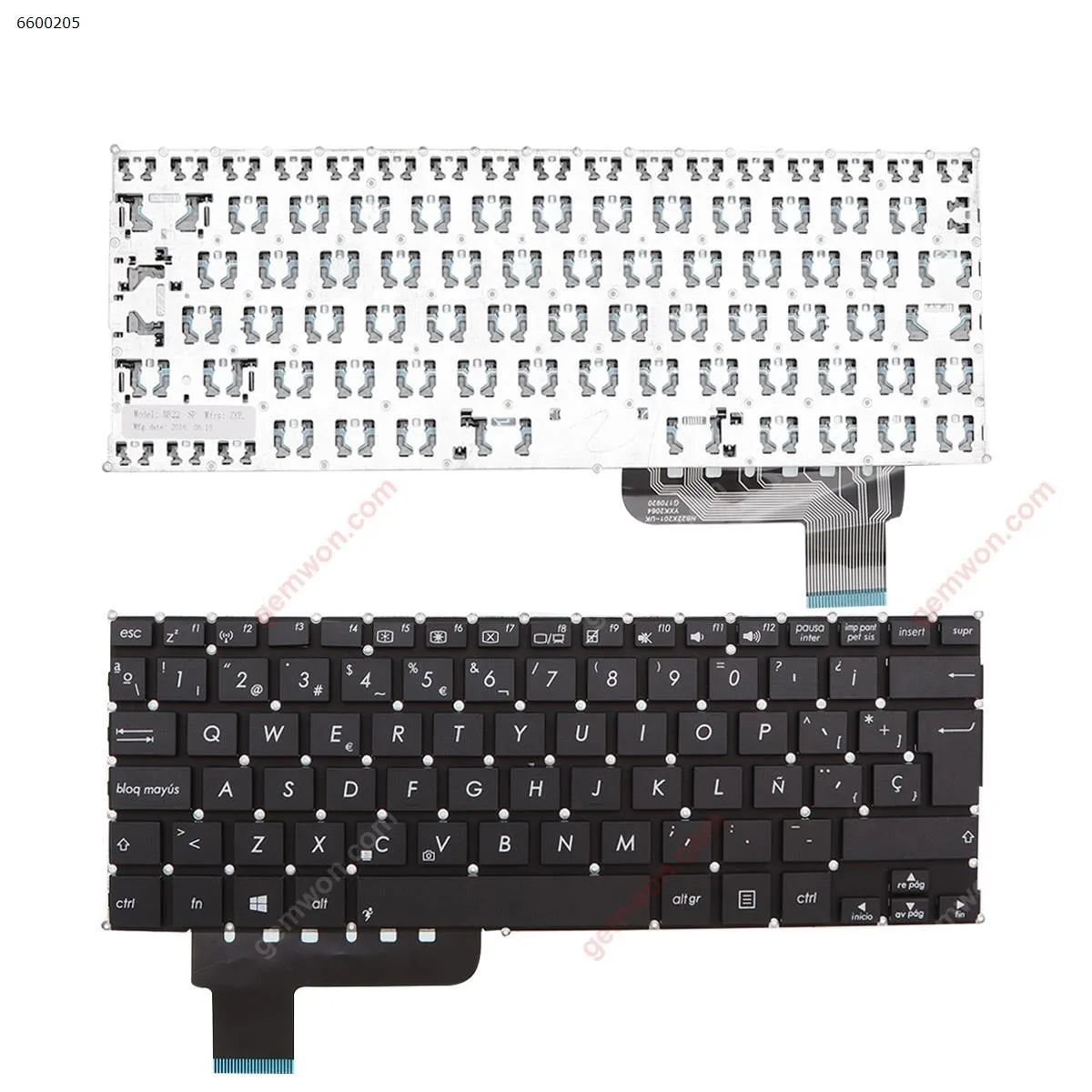 Picture of ASUS X202E S200 BLACK(Compatible with X201E,Without FRAME,without foil,For Win8,OEM)