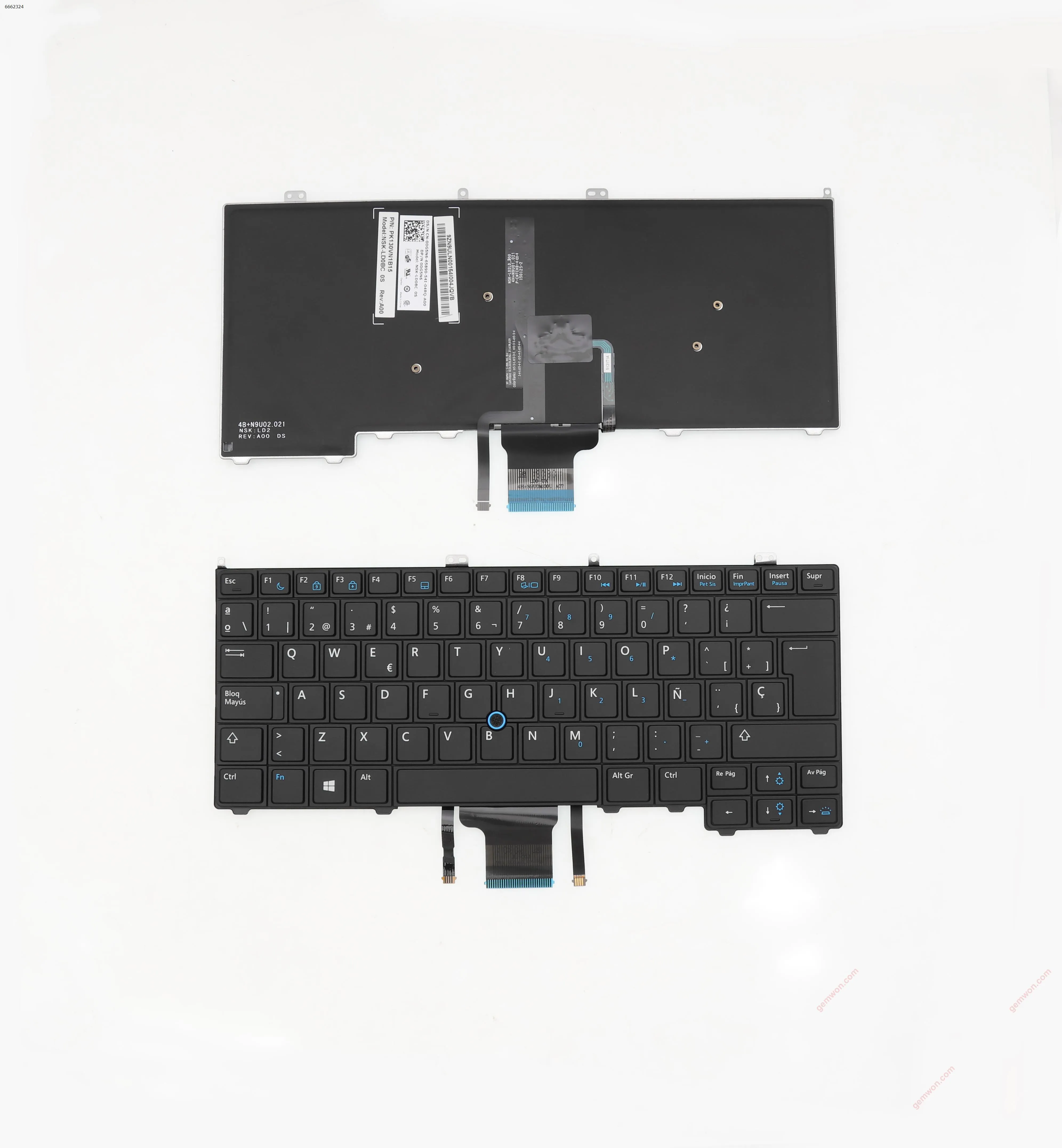 Picture of DELL Latitude E7440 E7420 E7240 BLACK (Backlit,With Point stick,For Win8)