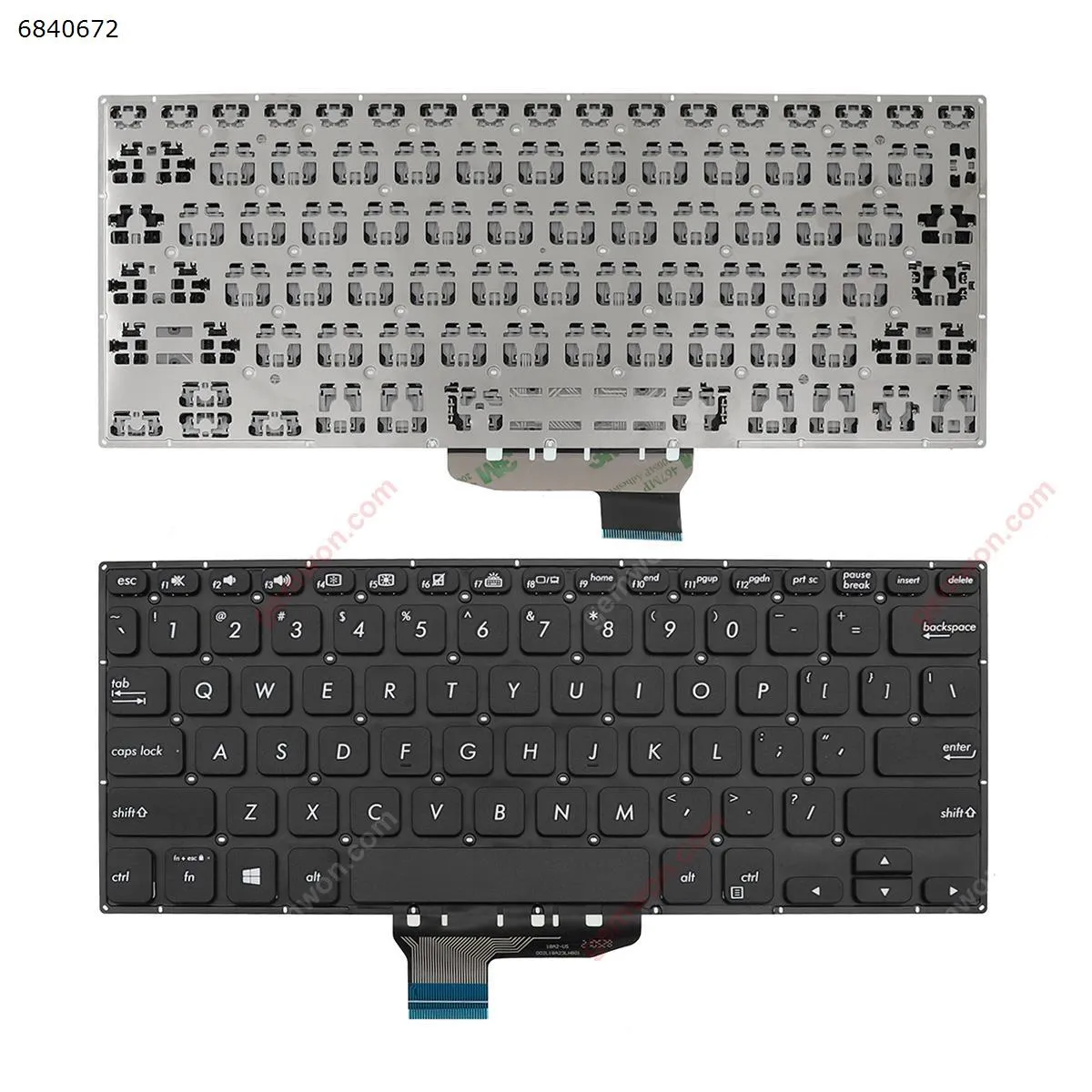 Picture of ASUS VIVOBOOK FLIP TP412 TP412U TP412FA BLACK (Without FRAME, Win8)
