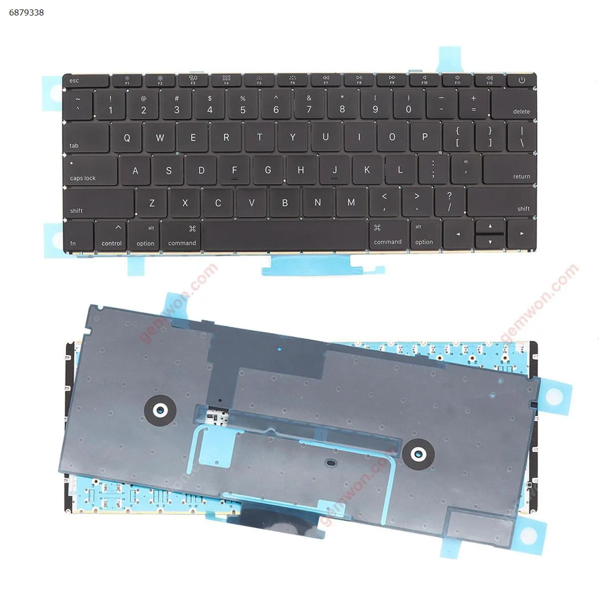 Picture of Apple MacBook Core M 2015 12" A1534 BLACK (With Backlit Board,Without Foil) 