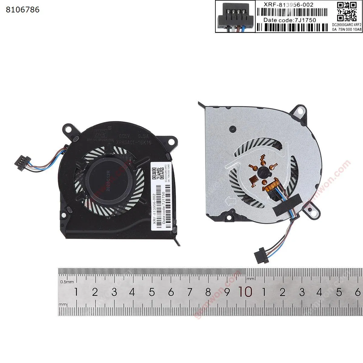 Picture of Laptop fan for HP Pavilion 14-ce1004tx/1006tx （For Independent Graphics card, High Copy）