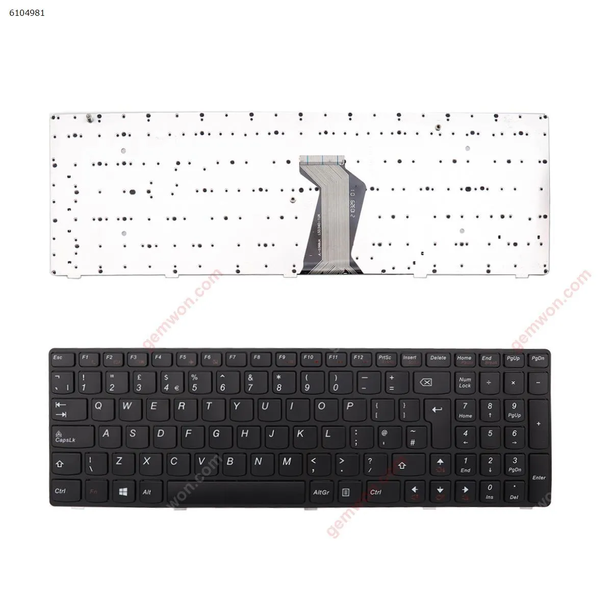 Picture of LENOVO Ideapad Z580 V580 G580 BLACK FRAME BLACK OEM