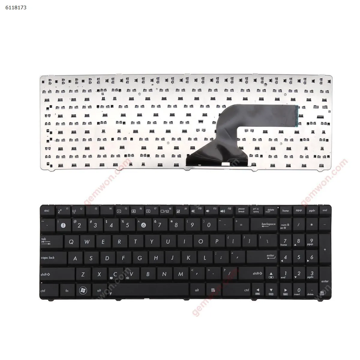 Picture of ASUS N53 BLACK OEM（Without Foil)  