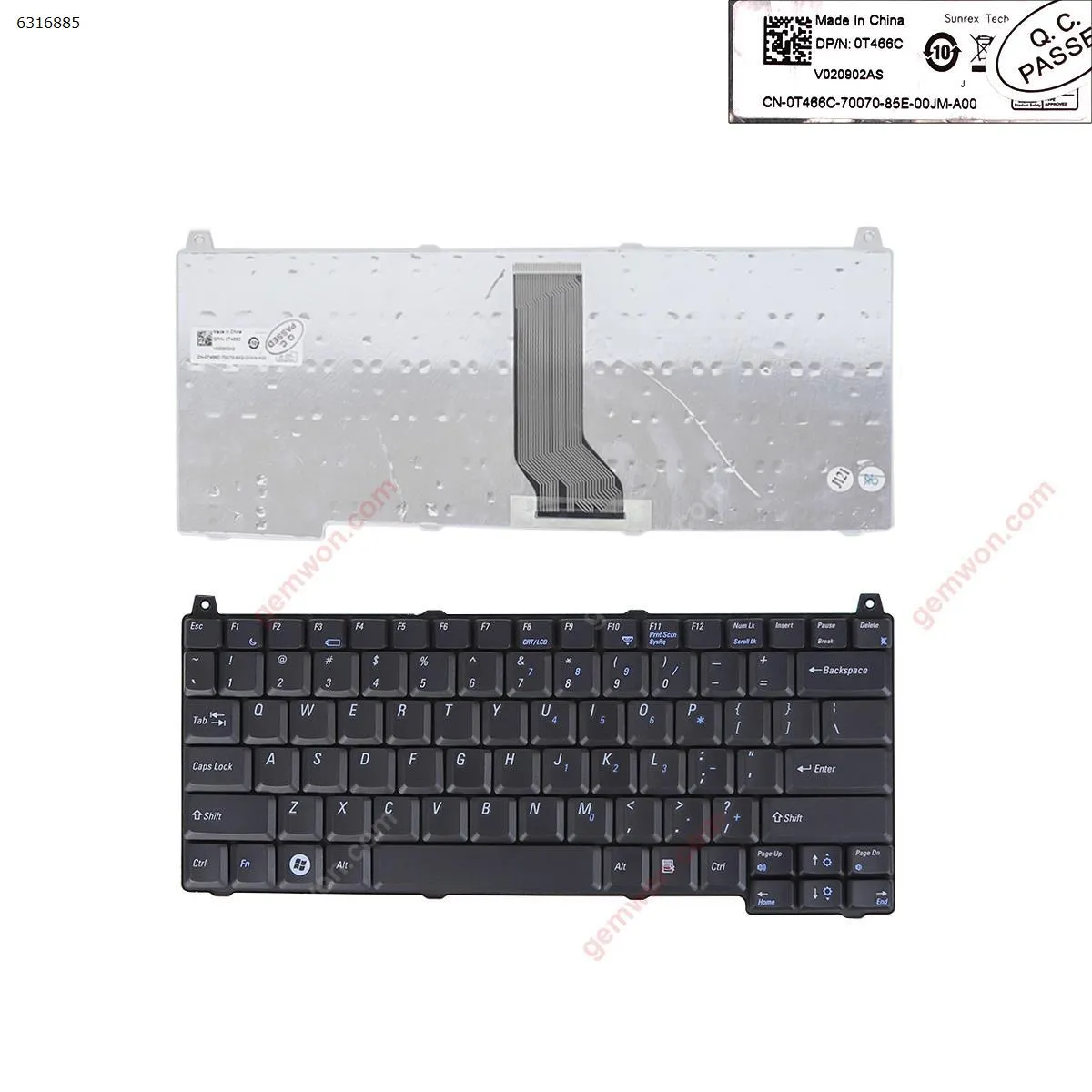 Picture of DELL Vostro 1310 1510 BLACK OEM